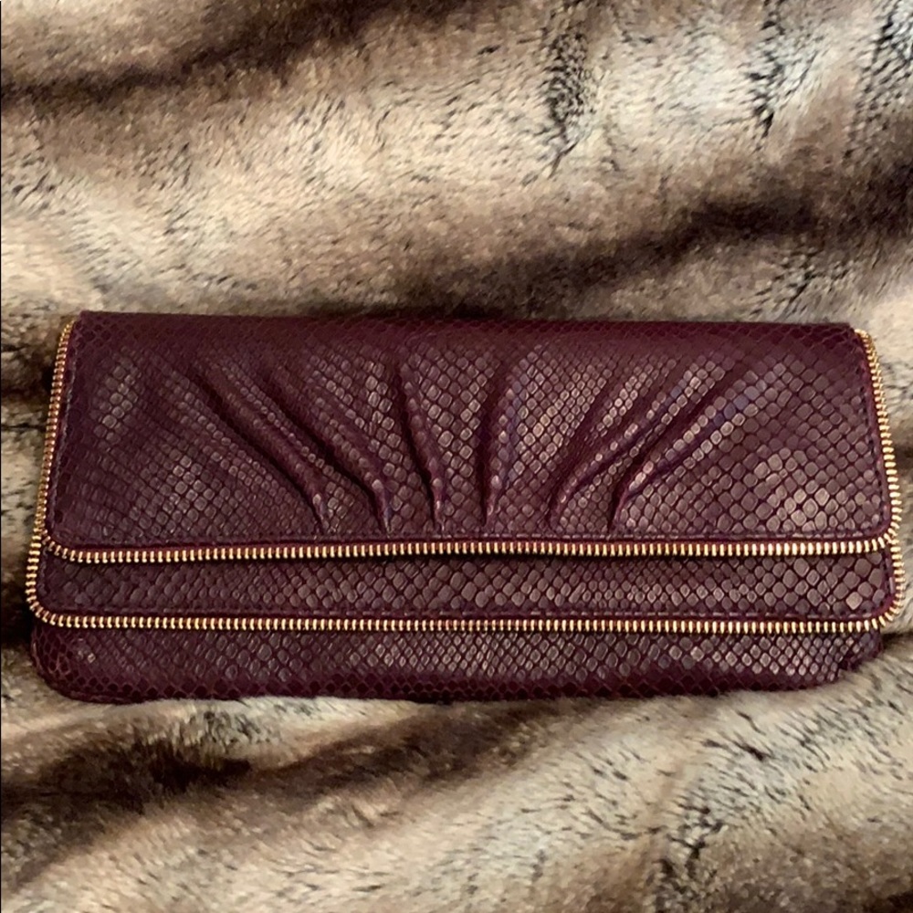 Lauren Merkin Zipper Clutch